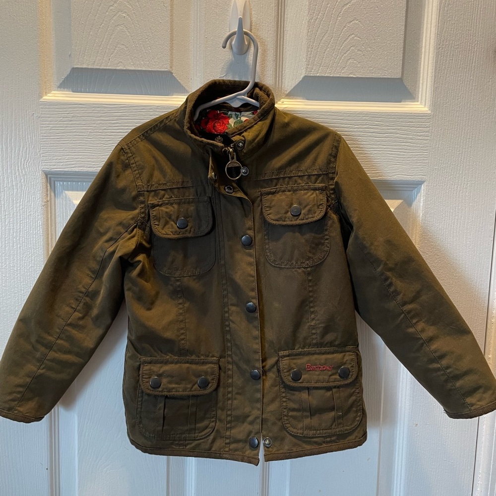 Barbour liberty rose wax jacket girls